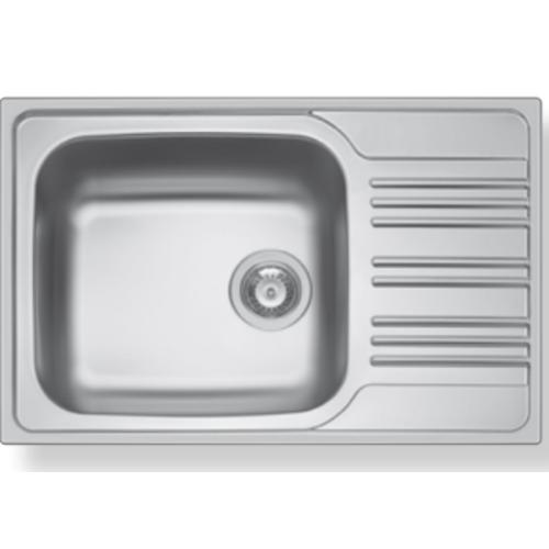 Inset Maidtec 1B 1D Pyramis Ενθετος Νεροχύτης Inox Σατινέ (78 x 50 cm)