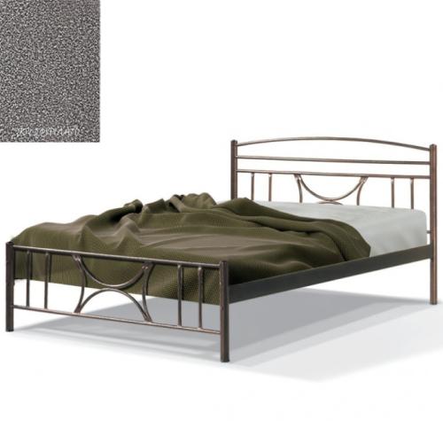 Θάλεια Μεταλλικό Κρεβάτι 8213 (Για Στρώμα 150×200) Με Επιλογές Χρωμάτων Γκρι