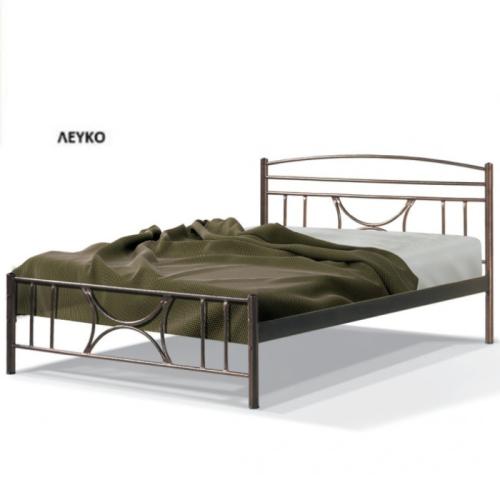 Θάλεια Μεταλλικό Κρεβάτι 8213 (Για Στρώμα 90×200) Με Επιλογές Χρωμάτων Λευκό
