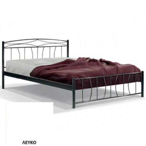 Ερατώ Μεταλλικό Κρεβάτι 8204 (Για Στρώμα 140×190) Με Επιλογές Χρωμάτων Λευκό