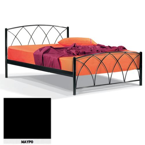 Ερμής Μεταλλικό Κρεβάτι 8211 (Για Στρώμα 120×190) Με Επιλογές Χρωμάτων Μαύρο