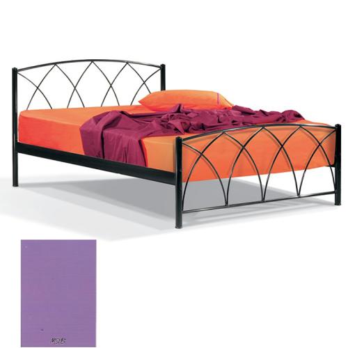 Ερμής Μεταλλικό Κρεβάτι 8211 (Για Στρώμα 160×200) Με Επιλογές Χρωμάτων Μώβ