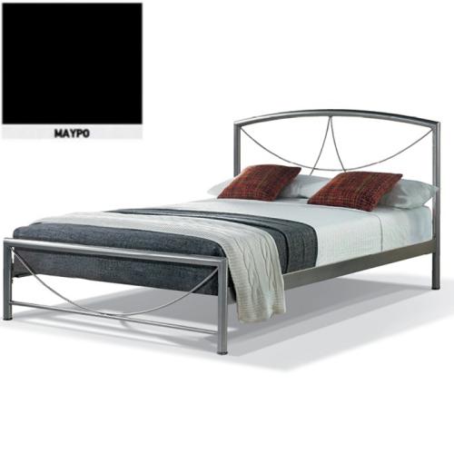 Βίκυ Μεταλλικό Κρεβάτι 8219 (Για Στρώμα 150×200) Με Επιλογές Χρωμάτων Μαύρο