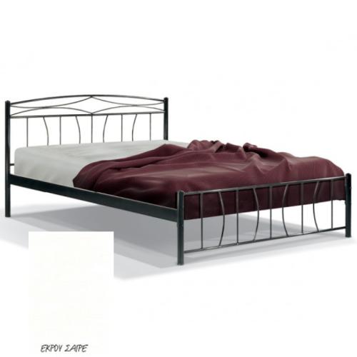 Ερατώ Μεταλλικό Κρεβάτι 8204 (Για Στρώμα 120×200) Με Επιλογές Χρωμάτων Εκρού Σαγρέ