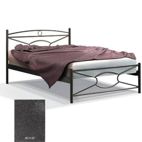 Κρίκος Μεταλλικό Κρεβάτι 8215 (Για Στρώμα 90×200) Με Επιλογές Χρωμάτων Μολυβί