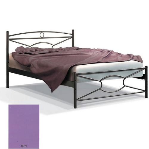 Κρίκος Μεταλλικό Κρεβάτι 8215 (Για Στρώμα 160×190) Με Επιλογές Χρωμάτων Μώβ