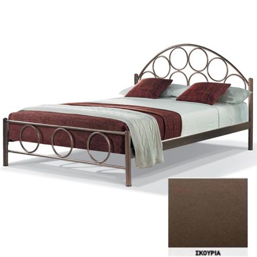 Ορφέας Μεταλλικό Κρεβάτι 8220 (Για Στρώμα 150×200) Με Επιλογές Χρωμάτων Σκουριά