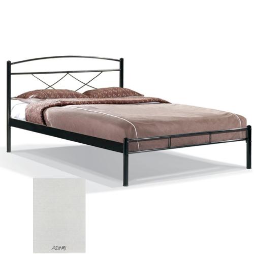Ρόμβος Μεταλλικό Κρεβάτι 8224 (Για Στρώμα 110×200) Με Επιλογές Χρωμάτων Ασημί