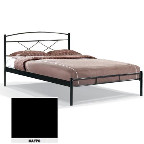 Ρόμβος Μεταλλικό Κρεβάτι 8224 (Για Στρώμα 160×190) Με Επιλογές Χρωμάτων Μαύρο