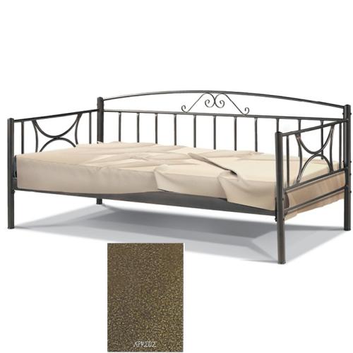 Θάλεια Μεταλλικός Καναπές Κρεβάτι 8228 (Για Στρώμα 90×190) Με Επιλογές Χρωμάτων Χρυσό Σαγρέ