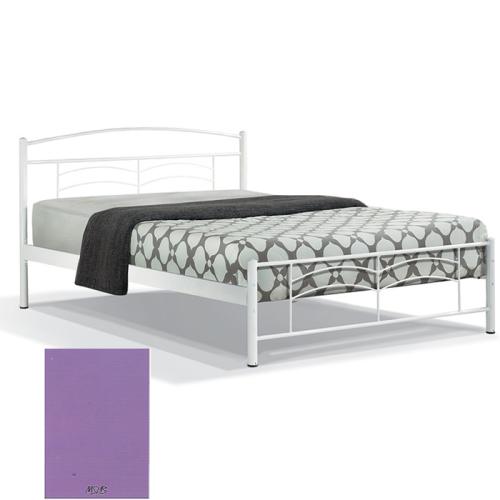 Τόξο Μεταλλικό Κρεβάτι 8216 (Για Στρώμα 110×200) Με Επιλογές Χρωμάτων Μώβ