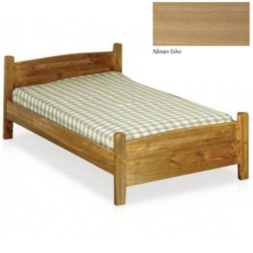 8114 Σουηδικό Κρεβάτι Ξύλινο (Για Στρώμα 110×200) Με Επιλογές Χρωμάτων Αλουστράριστο