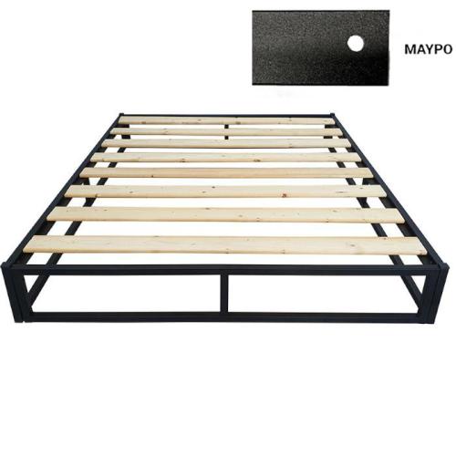 Koln Κρεβάτι Βάση Μεταλλικό (Για Στρώμα 160x190) Με Επιλογές Χρωμάτων Μαύρο