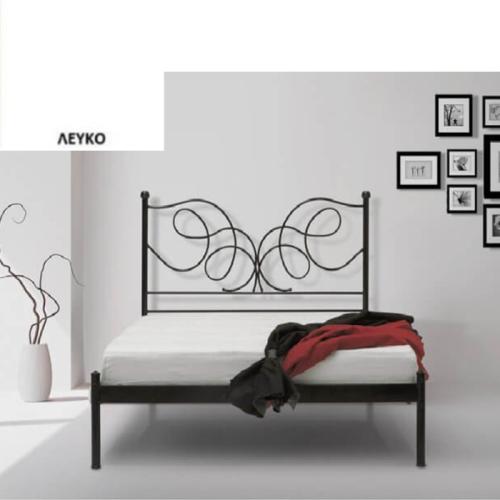 Αδωνις Μεταλλικό Κρεβάτι (Για Στρώμα 140×190) Με Επιλογές Χρωμάτων Λευκό