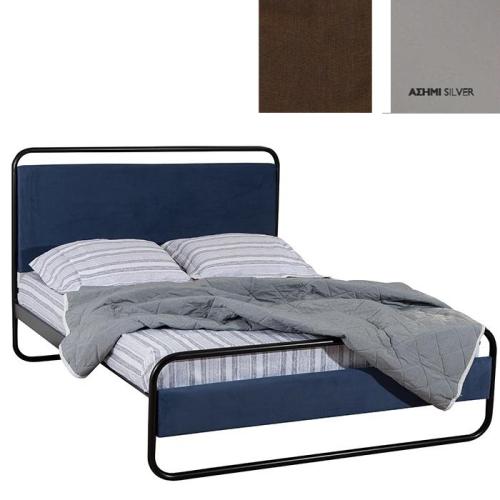 Φελίτσια Κρεβάτι (Για Στρώμα 160x190) Με Επιλογές Χρωμάτων 504,Ασημί