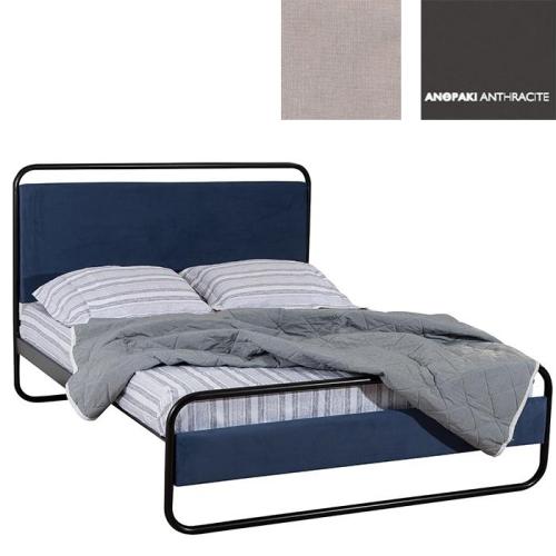 Φελίτσια Κρεβάτι (Για Στρώμα 120x200) Με Επιλογές Χρωμάτων 527,Ανθρακί