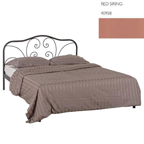 Αντρια Μεταλλικό Κρεβάτι (Για Στρώμα 150×200) Με Επιλογές Χρωμάτων Red Siring 40958