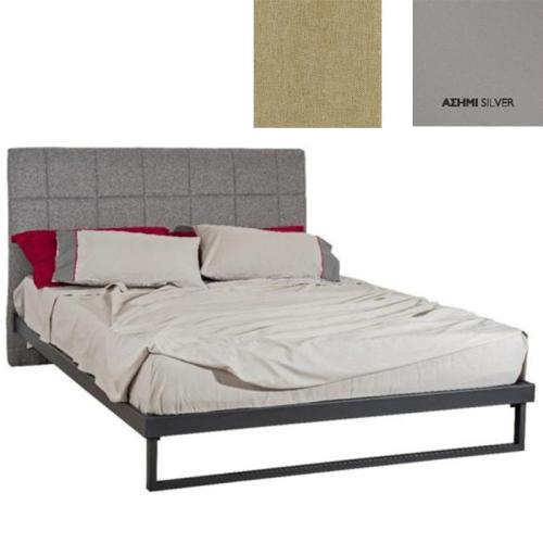 Ηλέκτρα Κρεβάτι (Για Στρώμα 120x200) Με Επιλογές Χρωμάτων 502,Ασημί