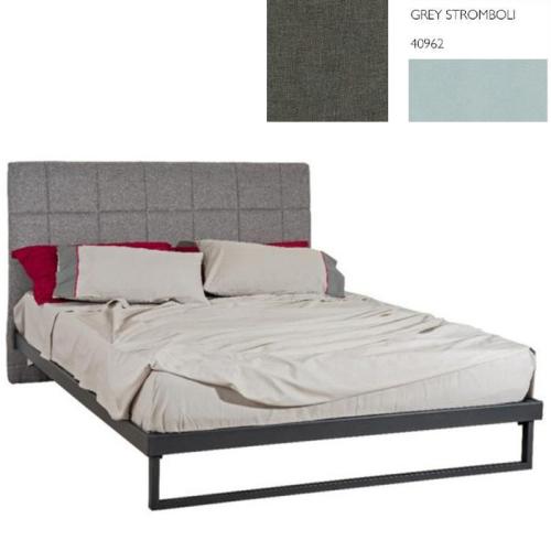 Ηλέκτρα Κρεβάτι (Για Στρώμα 120x200) Με Επιλογές Χρωμάτων 506,Grey Stromboli 40962