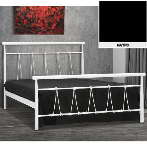 Θηλιά Μεταλλικό Κρεβάτι (Για Στρώμα 160×190) Με Επιλογές Χρωμάτων Μαύρο