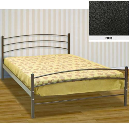 Τόξο Μεταλλικό Κρεβάτι (Για Στρώμα 150×190) Με Επιλογές Χρωμάτων Γκρι