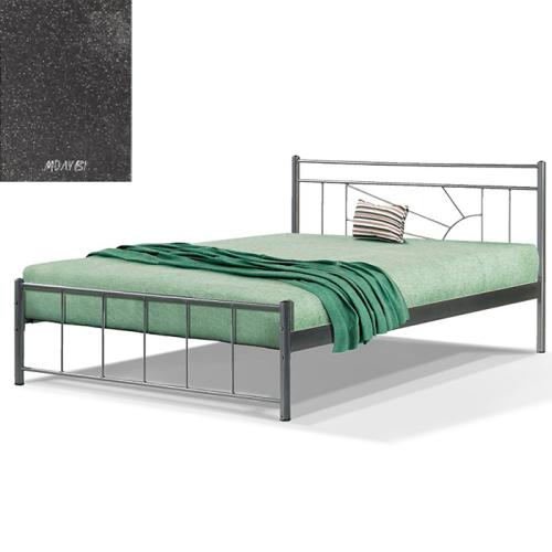 Ηλιος Μεταλλικό Κρεβάτι 8217 (Για Στρώμα 110×200) Με Επιλογές Χρωμάτων - Μολυβί
