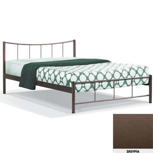 Φοίβος Μεταλλικό Κρεβάτι 8214 (Για Στρώμα 150×200) Με Επιλογές Χρωμάτων - Σκουριά