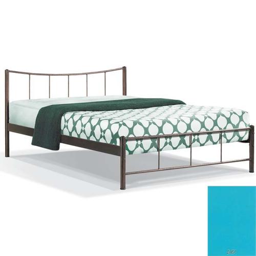 Φοίβος Μεταλλικό Κρεβάτι 8214 (Για Στρώμα 160×190) Με Επιλογές Χρωμάτων - Σιέλ