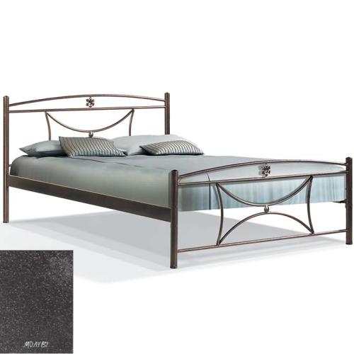 Μαργαρίτα Μεταλλικό Κρεβάτι 8218 (Για Στρώμα 140×190) Με Επιλογές Χρωμάτων - Μολυβί