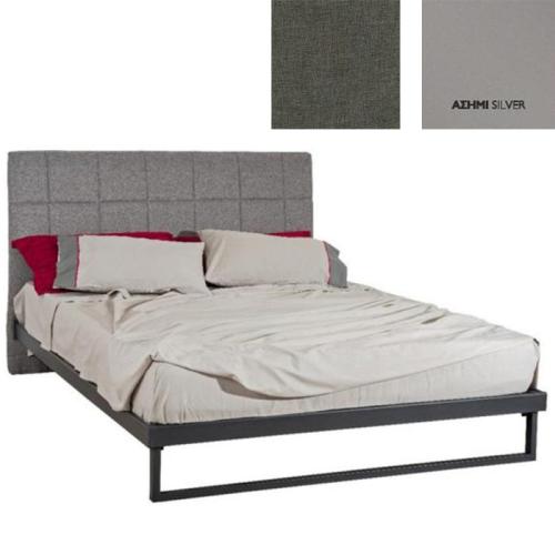 Ηλέκτρα Κρεβάτι (Για Στρώμα 90x190) Με Επιλογές Χρωμάτων 506,Ασημί