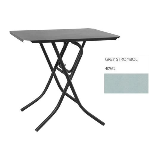 Τραπέζι Δίσκαλο 60x80x72 Με Επιλογές Χρωμάτων Grey Stromboli 40962