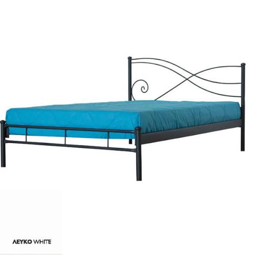 Τέρψη Μεταλλικό Κρεβάτι (Για Στρώμα 120x190) Με Επιλογές Χρωμάτων Λευκό