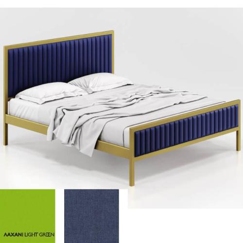 Queen Κρεβάτι (Για Στρώμα 150×190) Με Επιλογές Χρωμάτων 512,Λαχανί
