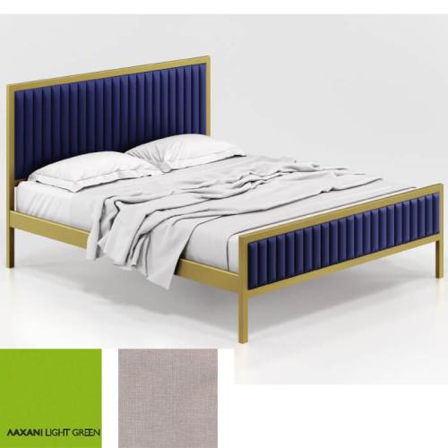 Queen Κρεβάτι (Για Στρώμα 160×190) Με Επιλογές Χρωμάτων 527,Λαχανί