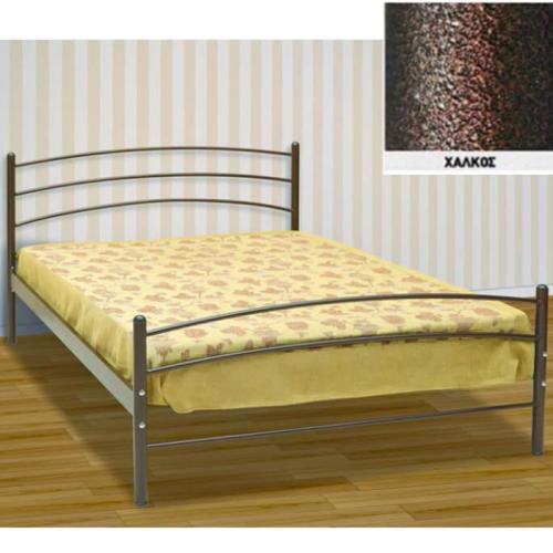 Τόξο Μεταλλικό Κρεβάτι (Για Στρώμα 140×190) Με Επιλογές Χρωμάτων Χαλκός
