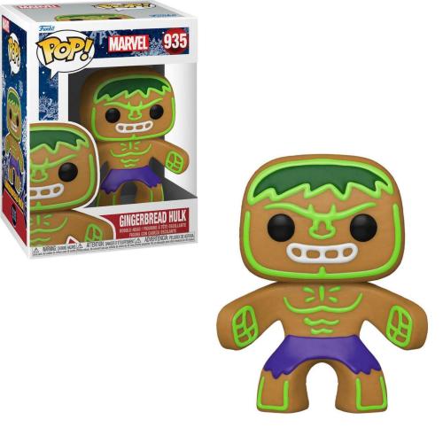 Funko Pop! Marvel: Holiday - Gingerbread Hulk #935 Bobble-Head Vinyl Figure