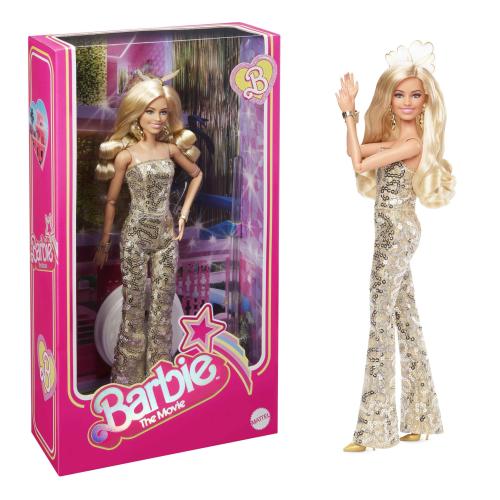 Barbie The Movie Κούκλα Barbie Gold Disco Jumpsuit HPJ99