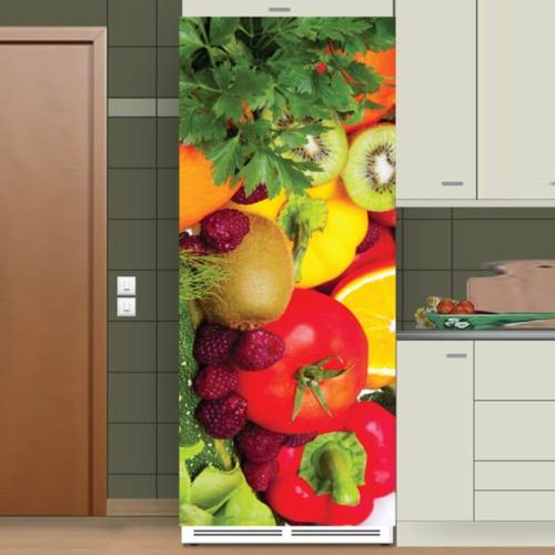Αυτοκόλλητα ψυγείου Φρούτα και λαχανικά 60x170 Αυτοκόλλητα ψυγείου
