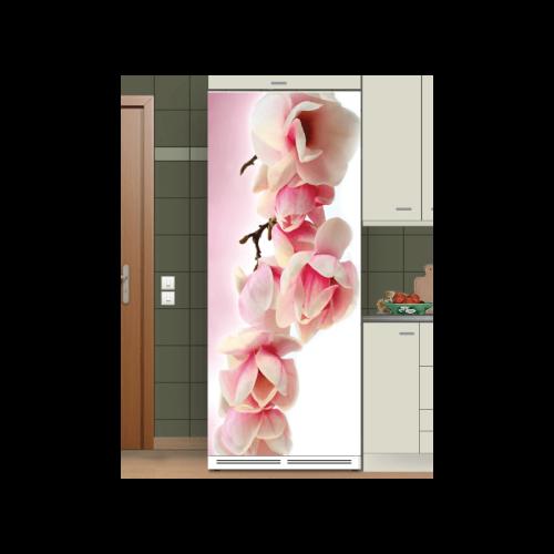 Αυτοκόλλητα ψυγείου Pink flower 50x85 Αυτοκόλλητα ψυγείου