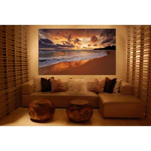 Πίνακας σε καμβά με ηλιοβασίλεμα 1 110x165 Τελαρωμένος καμβάς σε ξύλο με πάχος 2cm