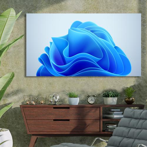 Πίνκας με Blue rose 100x183 Τελαρωμένος καμβάς σε ξύλο με πάχος 2cm