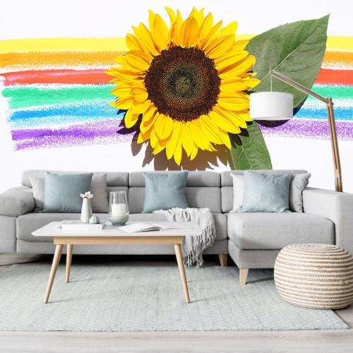 Ταπετσαρία τοίχου Sunflower 165x110 Ύφασμα