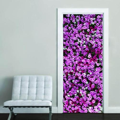 Αυτοκόλλητο πόρτας Λουλούδια 65x200 Αυτοκόλλητα πόρτας