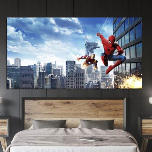 Πίνακας με Spider-Man movie 3 133x70 Τελαρωμένος καμβάς σε ξύλο με πάχος 2cm