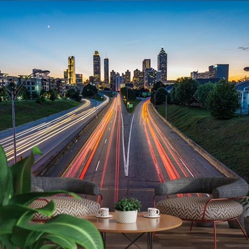 Ταπετσαρία τοίχου Jackson Street Bridge, Atlanta, United States 140x140 Βινύλιο