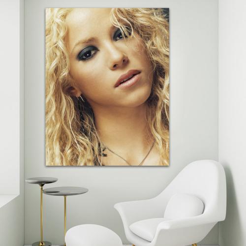 Πίνακας σε καμβά Shakira 4 90x115 Τελαρωμένος καμβάς σε ξύλο με πάχος 2cm