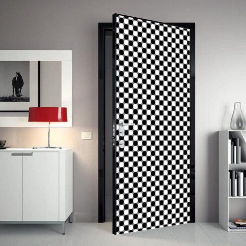 Αυτοκόλλητο πόρτας Black & White 65x153 Αυτοκόλλητα πόρτας
