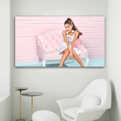 Πίνακας σε καμβά Ariana Grande 3 177x100 Τελαρωμένος καμβάς σε ξύλο με πάχος 2cm