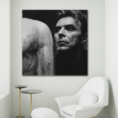 Πίνακας σε καμβά David Bowie 2 110x150 Τελαρωμένος καμβάς σε ξύλο με πάχος 2cm