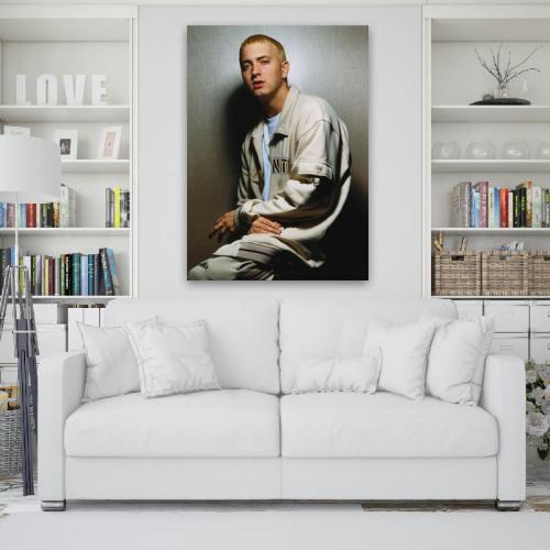 Πίνακας σε καμβά Eminem 8 60x84 Τελαρωμένος καμβάς σε ξύλο με πάχος 2cm